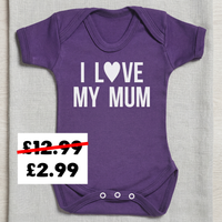 I Love My Mum - Baby Bodysuit - Newborn to 24 Months