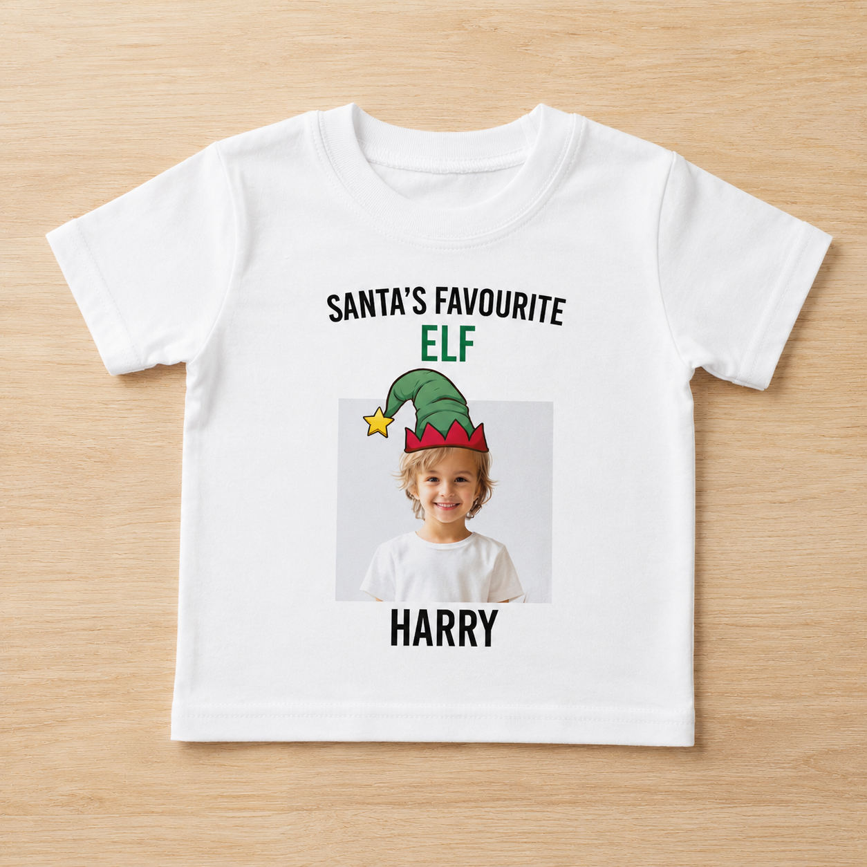 Personalised Photo & Name Christmas Gifts From Santa - Christmas Santa - All Styles & Sizes