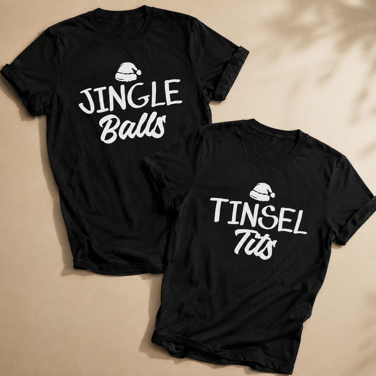 Jingle Balls & Tinsel Tits - Family Matching Christmas Tops - Adult, Kids & Baby - (Sold Separately)