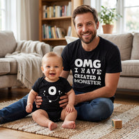 OMG I've Created A White Monster! - Dad / Mum T-Shirt & Kids T-Shirt - (Sold Separately)