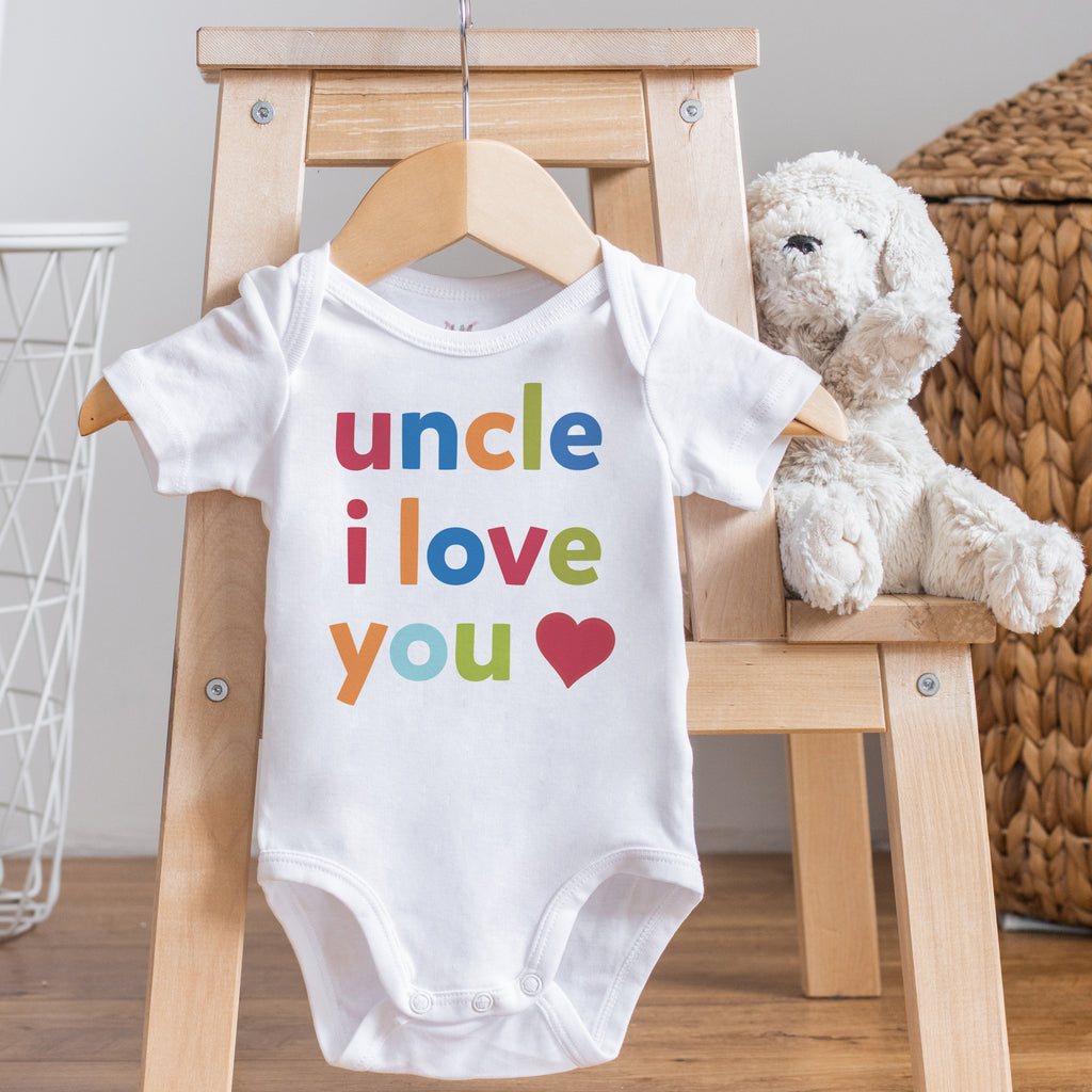 Uncle I Love You - Baby Bodysuit