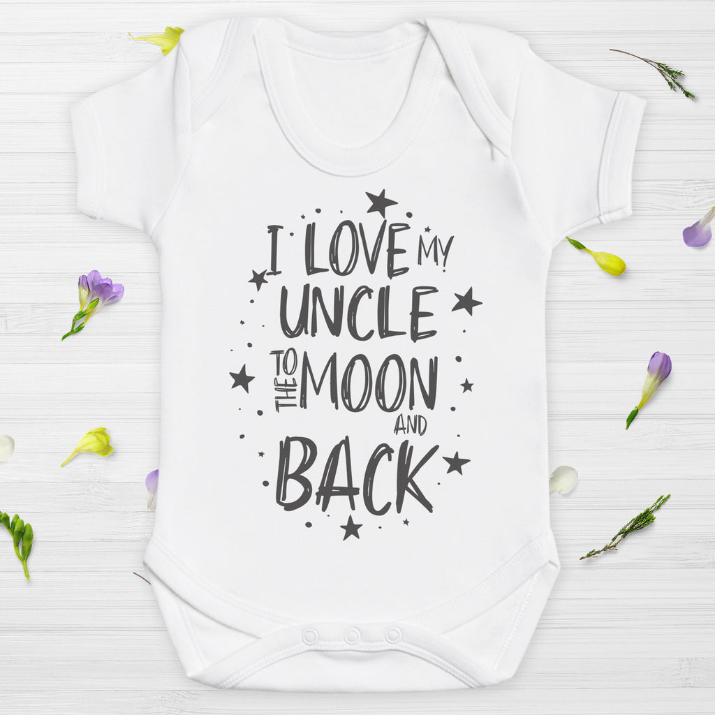 I Love My Uncle To The Moon And Back - Baby Bodysuit