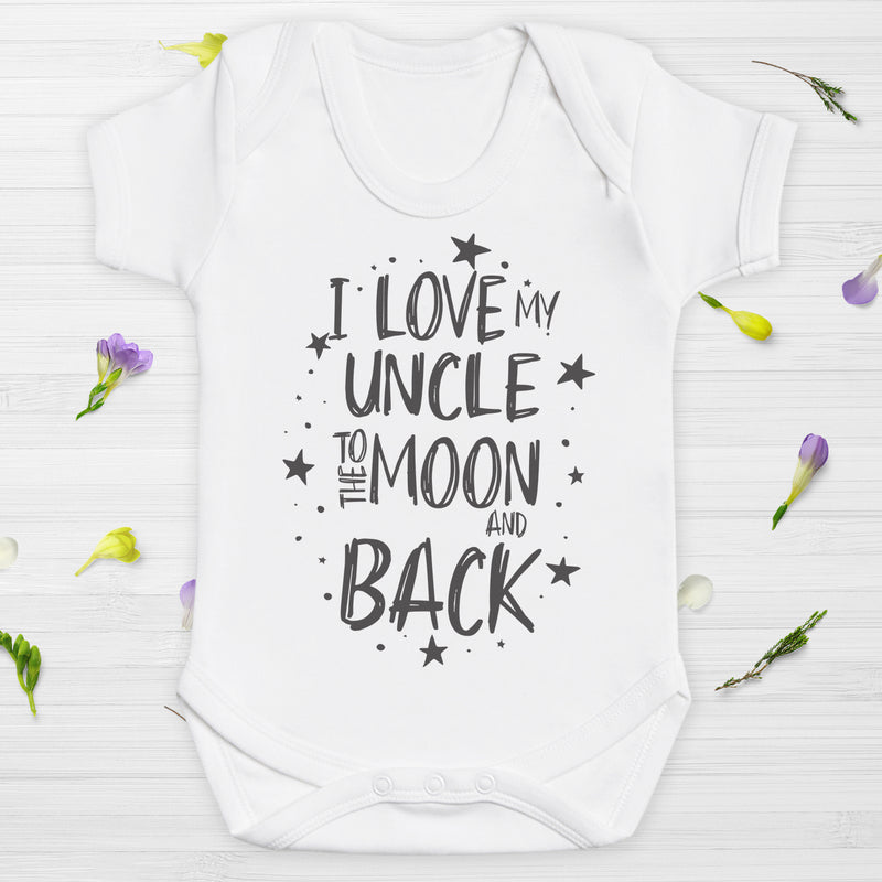 I Love My Uncle To The Moon And Back - Baby Bodysuit