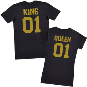 King & Queen Back Print - Couple Gift Set - (Sold Separately)