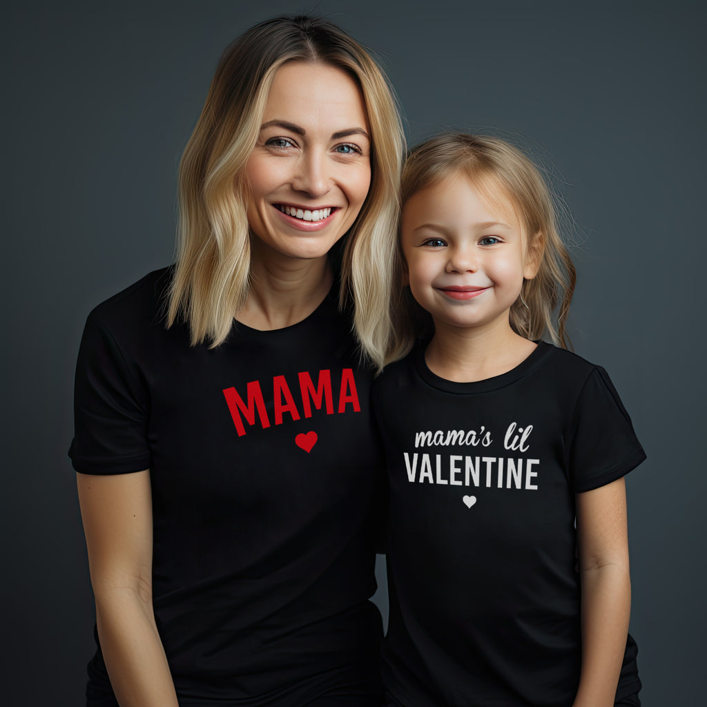 Mama & Mama's Lil Valentine - T-Shirt & Bodysuit / T-Shirt - (Sold Separately)