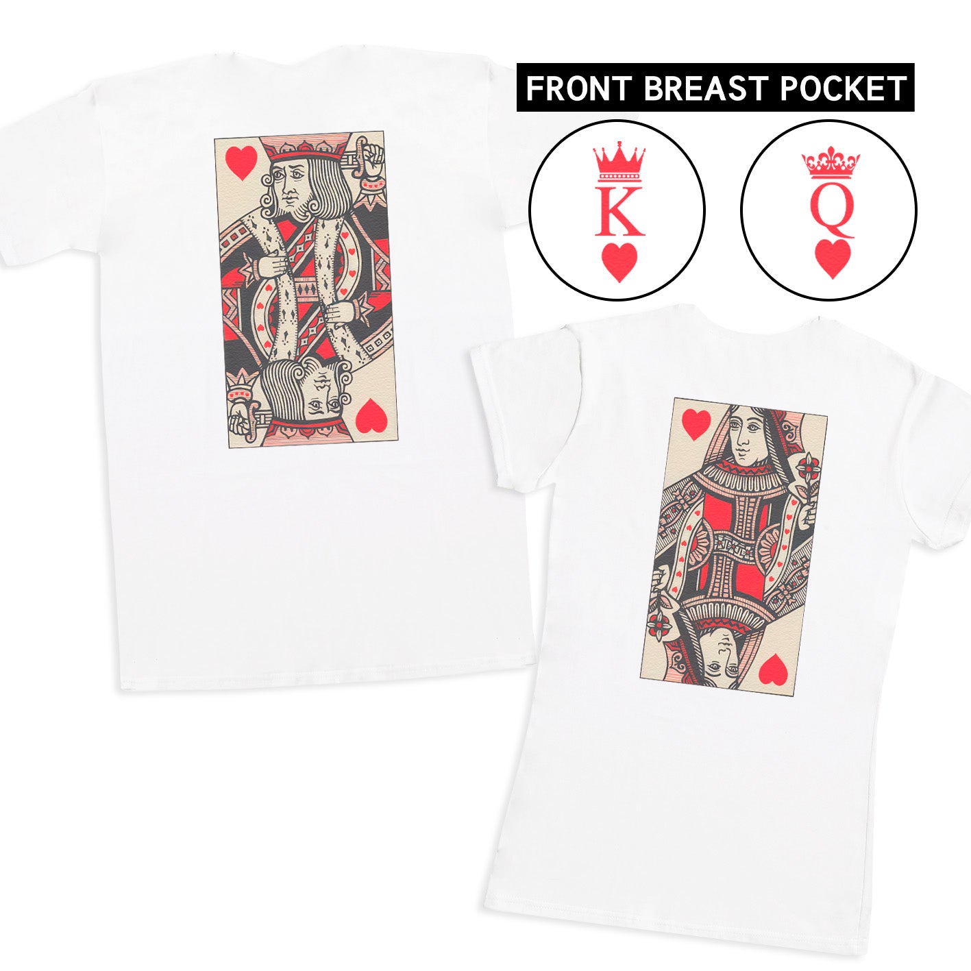 King and Queen Deck of Cards - Couple Gift Set - (Sold Separately)