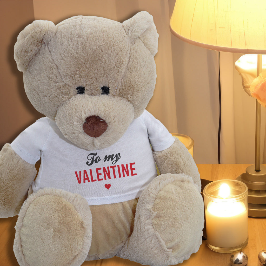 To My Valentine - Teddy & Teddy T-Shirt Message