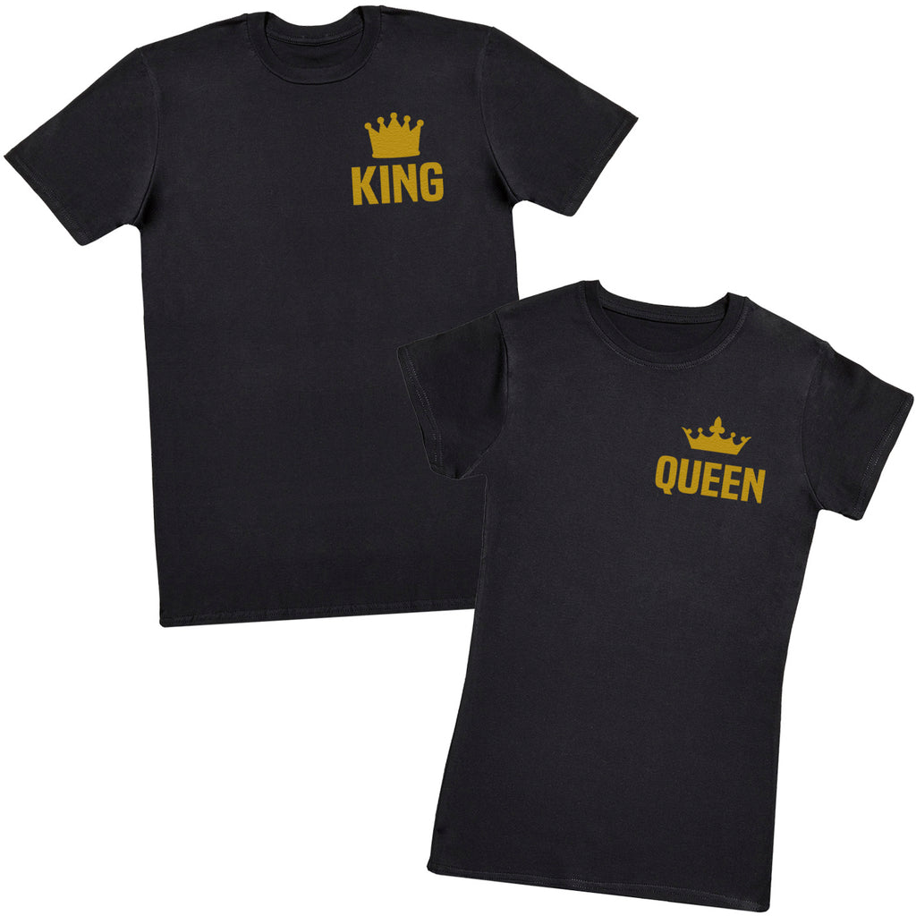 King & Queen Gold Breast Print - Couple Gift Set - (Sold Separately)