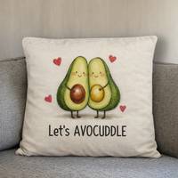 Let's AVOCUDDLE - Printed Cushion Cover