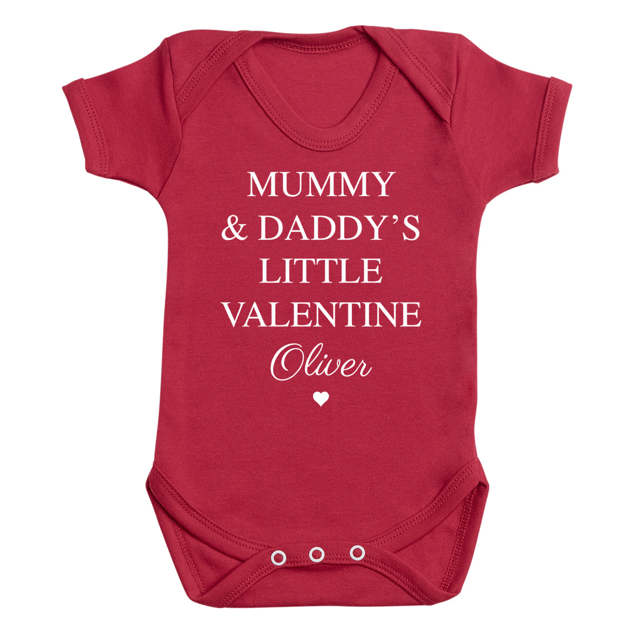 PERSONALISED Mummy & Daddys Little Valentine - Baby Bodysuit