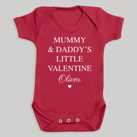 PERSONALISED Mummy & Daddys Little Valentine - Baby Bodysuit
