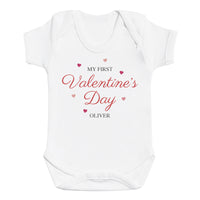 PERSONALISED My First Valentine's Day - Baby Bodysuit