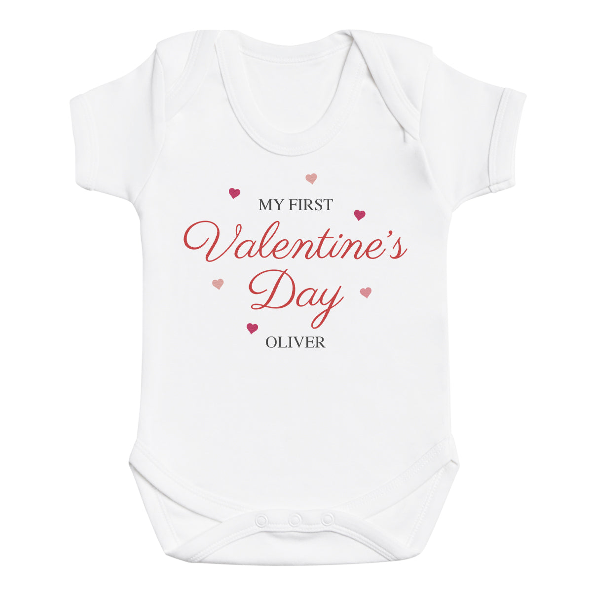 PERSONALISED My First Valentine's Day - Baby Bodysuit