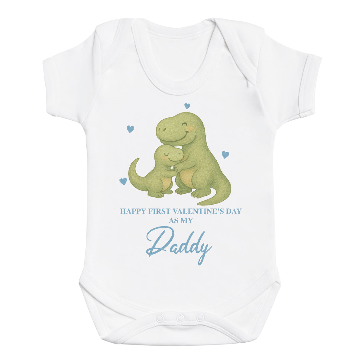 Happy First Valentine's Day As My Daddy - Baby Bodysuit