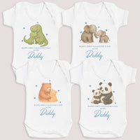 Happy First Valentine's Day As My Daddy - Baby Bodysuit