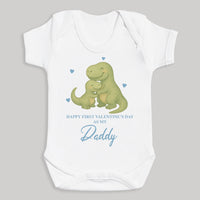 Happy First Valentine's Day As My Daddy - Baby Bodysuit