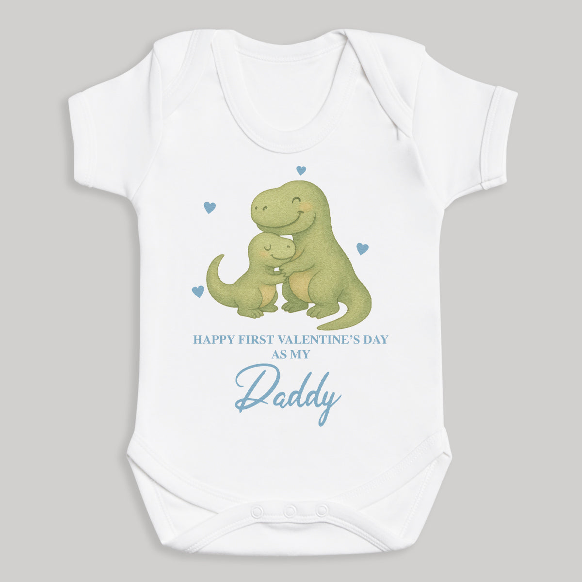 Happy First Valentine's Day As My Daddy - Baby Bodysuit