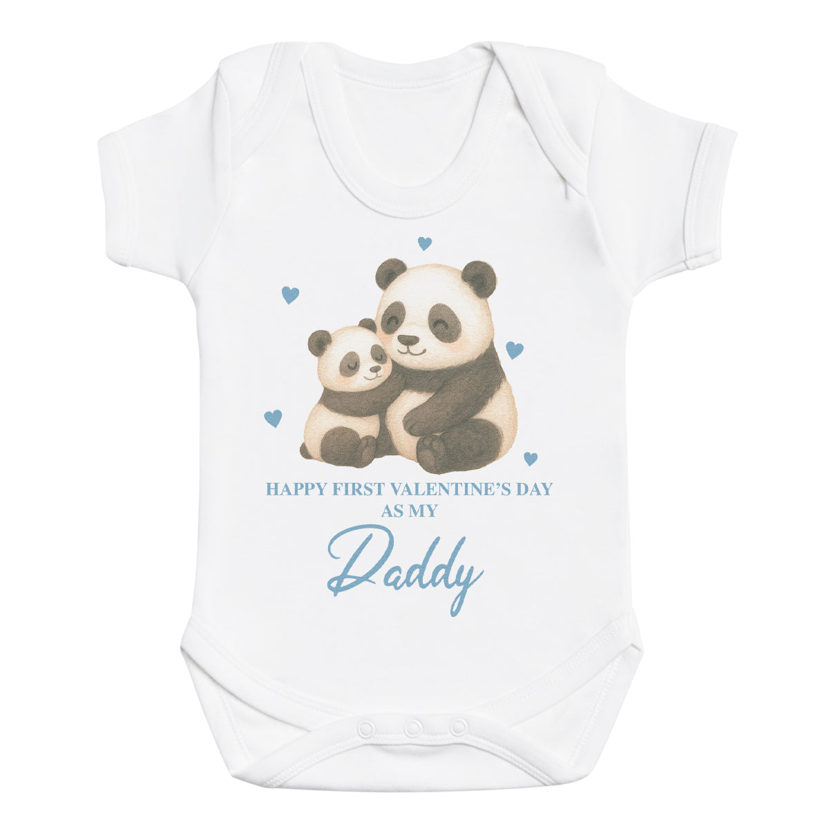 Happy First Valentine's Day As My Daddy - Baby Bodysuit
