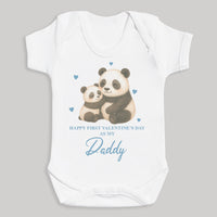 Happy First Valentine's Day As My Daddy - Baby Bodysuit