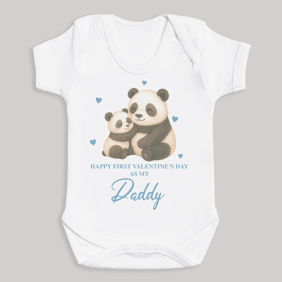 Happy First Valentine's Day As My Daddy - Baby Bodysuit