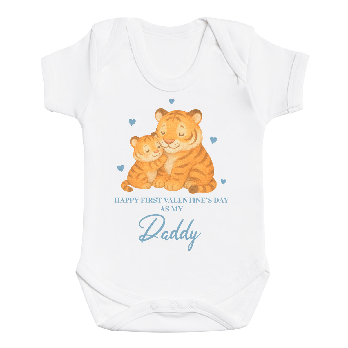 Happy First Valentine's Day As My Daddy - Baby Bodysuit