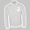 PERSONALISED Initial Varsity Jacket - All Grey - Small