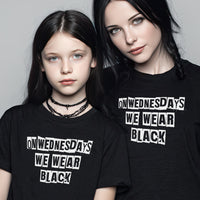 On Wednesdays We Wear Black - Adult & Kids T-Shirt, Sweater & Hoodie