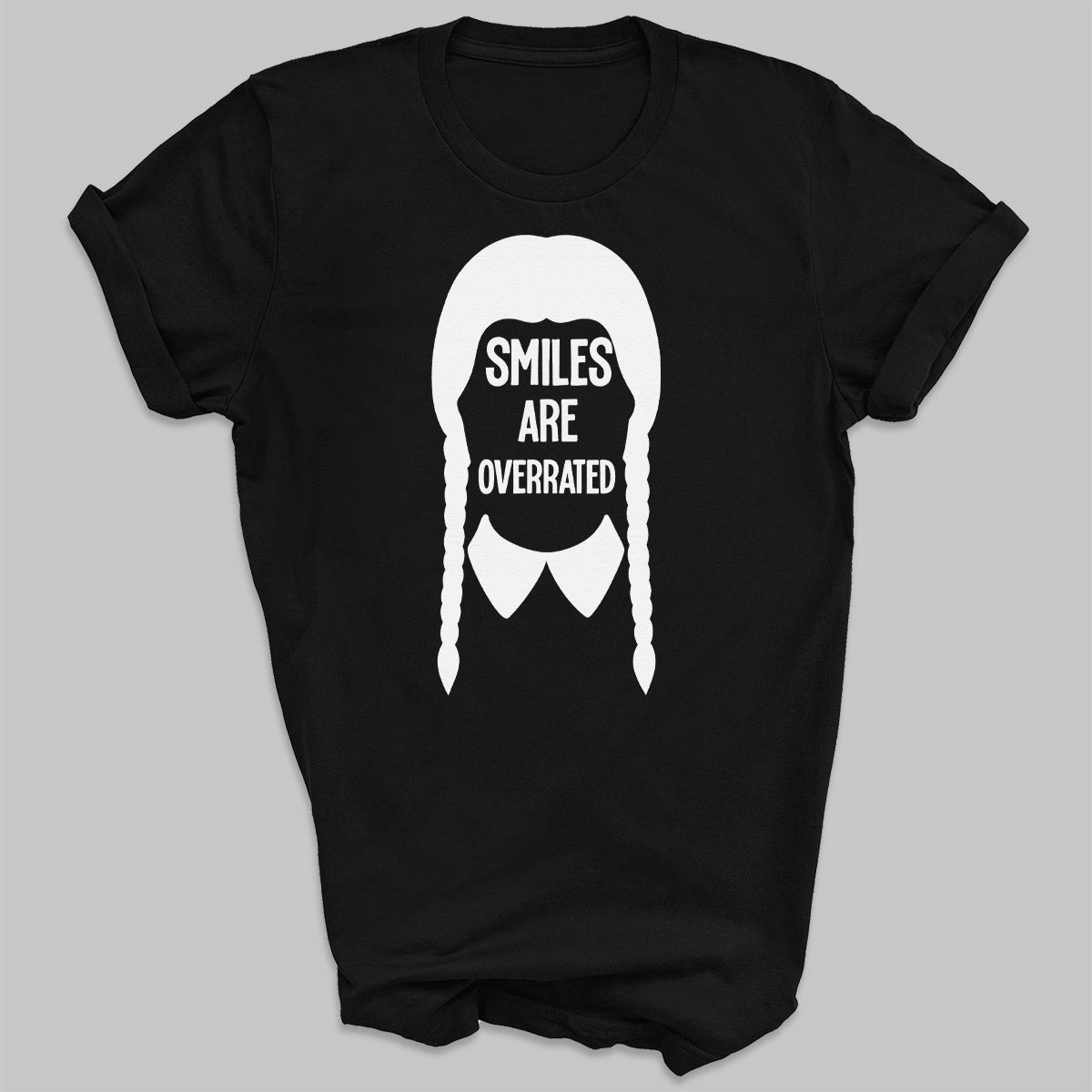 Smiles Are Overrated Silhouette - Adult & Kids T-Shirt, Sweater & Hoodie