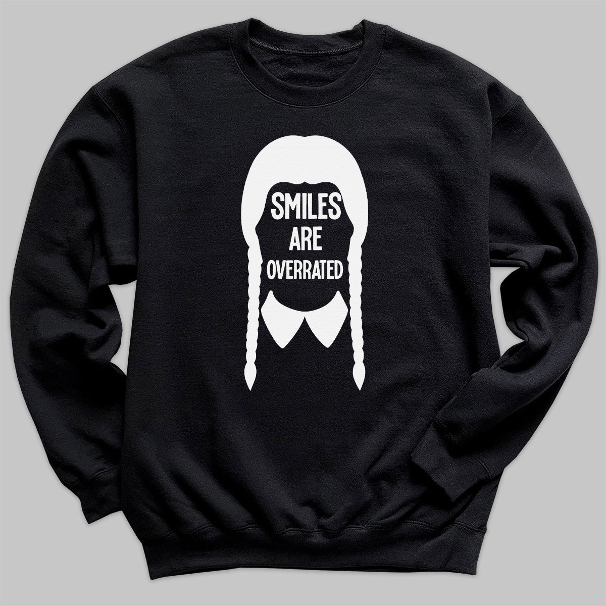 Smiles Are Overrated Silhouette - Adult & Kids T-Shirt, Sweater & Hoodie