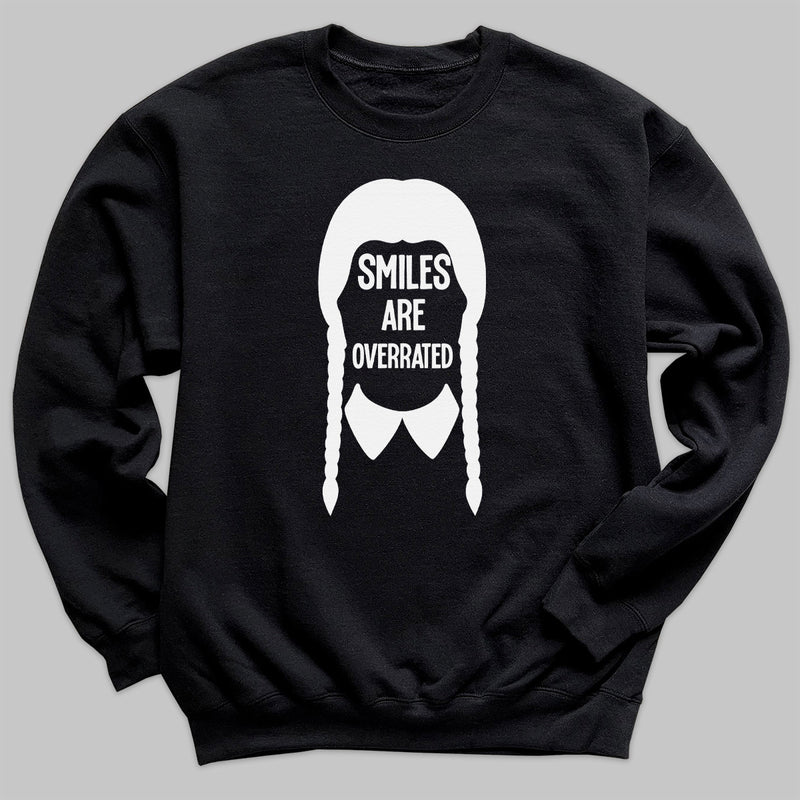Smiles Are Overrated Silhouette - Adult & Kids T-Shirt, Sweater & Hoodie