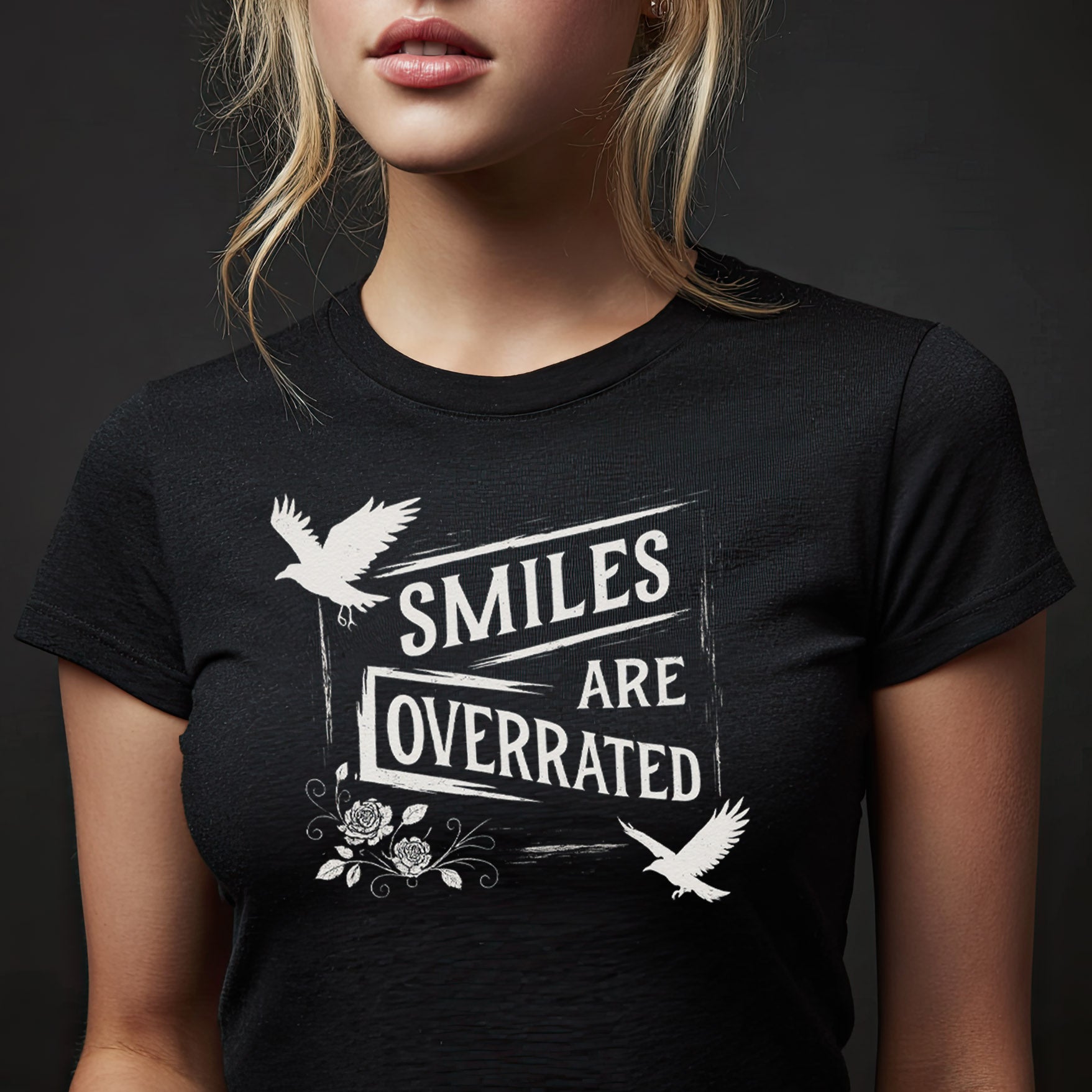 Smiles Are Overrated - Adult & Kids T-Shirt, Sweater & Hoodie
