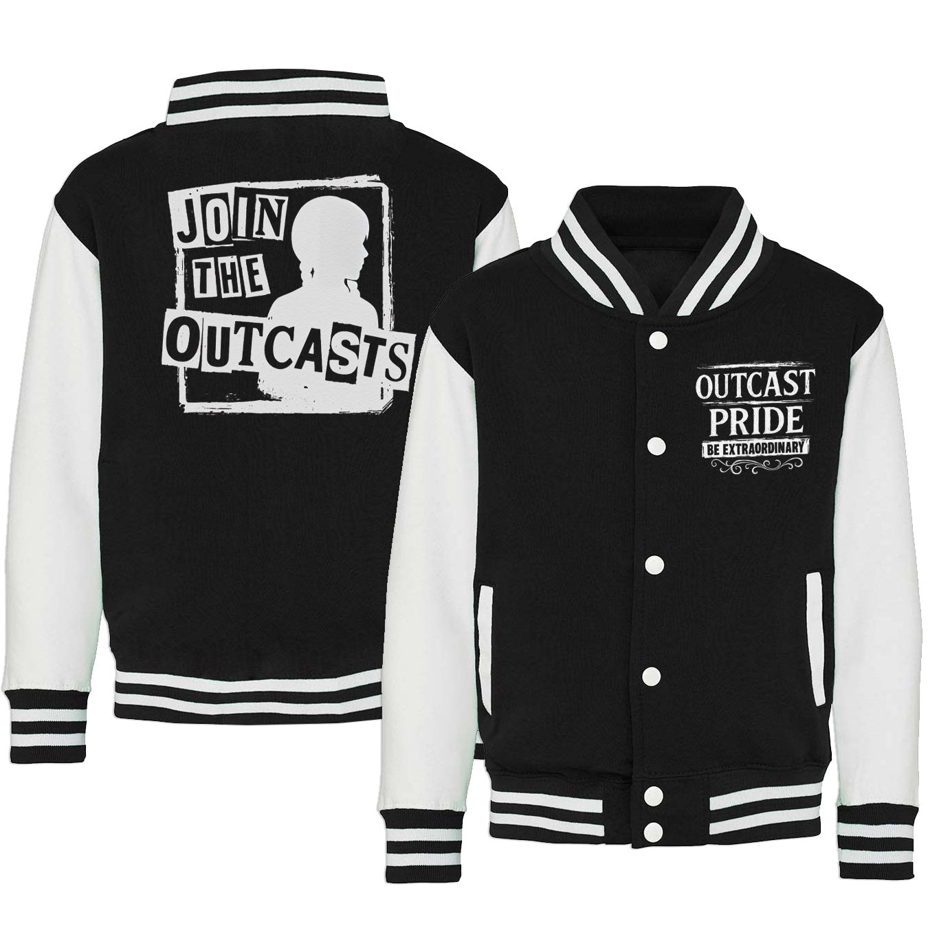 Join The Outkasts - Adult & Kids Varsity Jacket