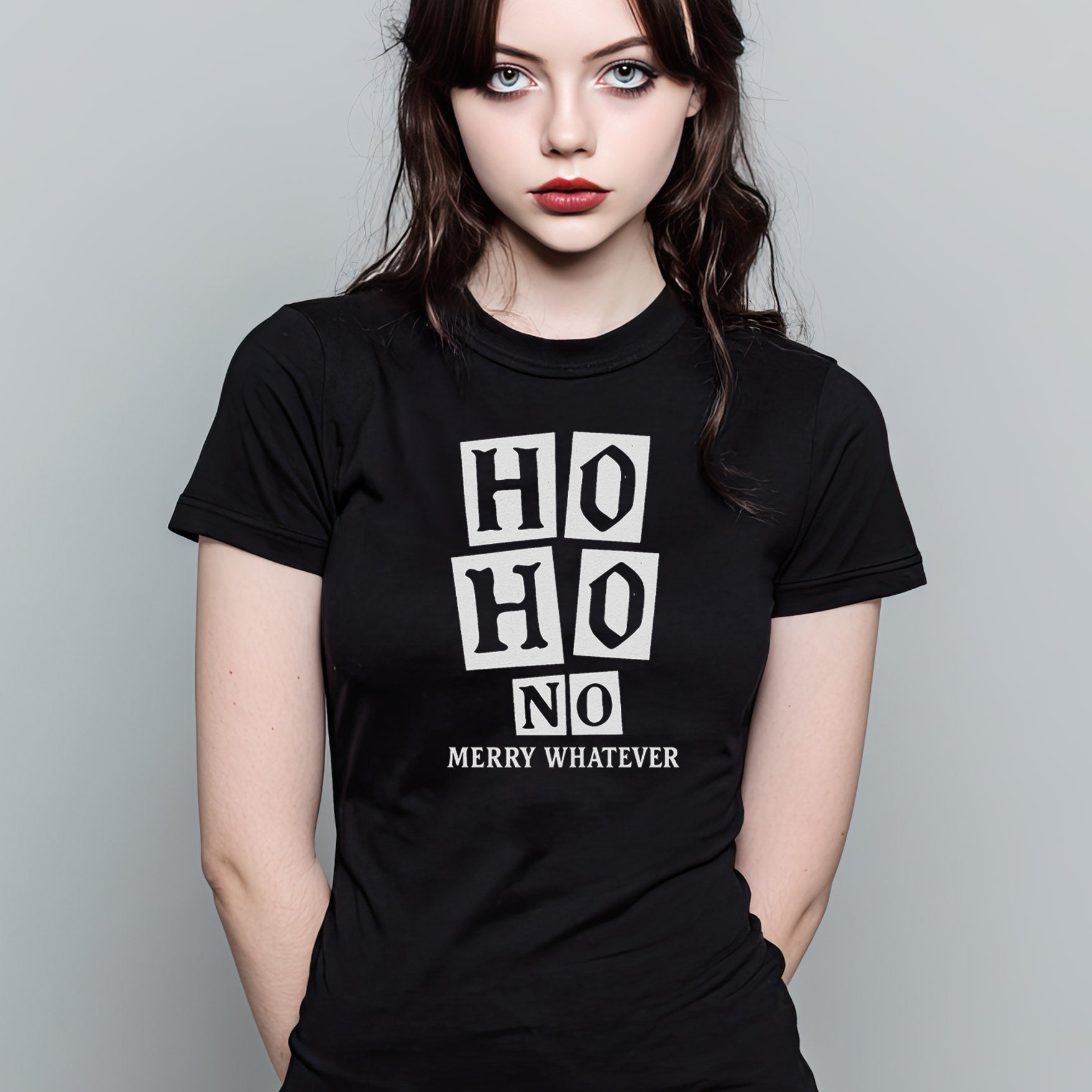 Ho Ho No Merry Whatever - Christmas Adult & Kids T-Shirt, Sweater & Hoodie
