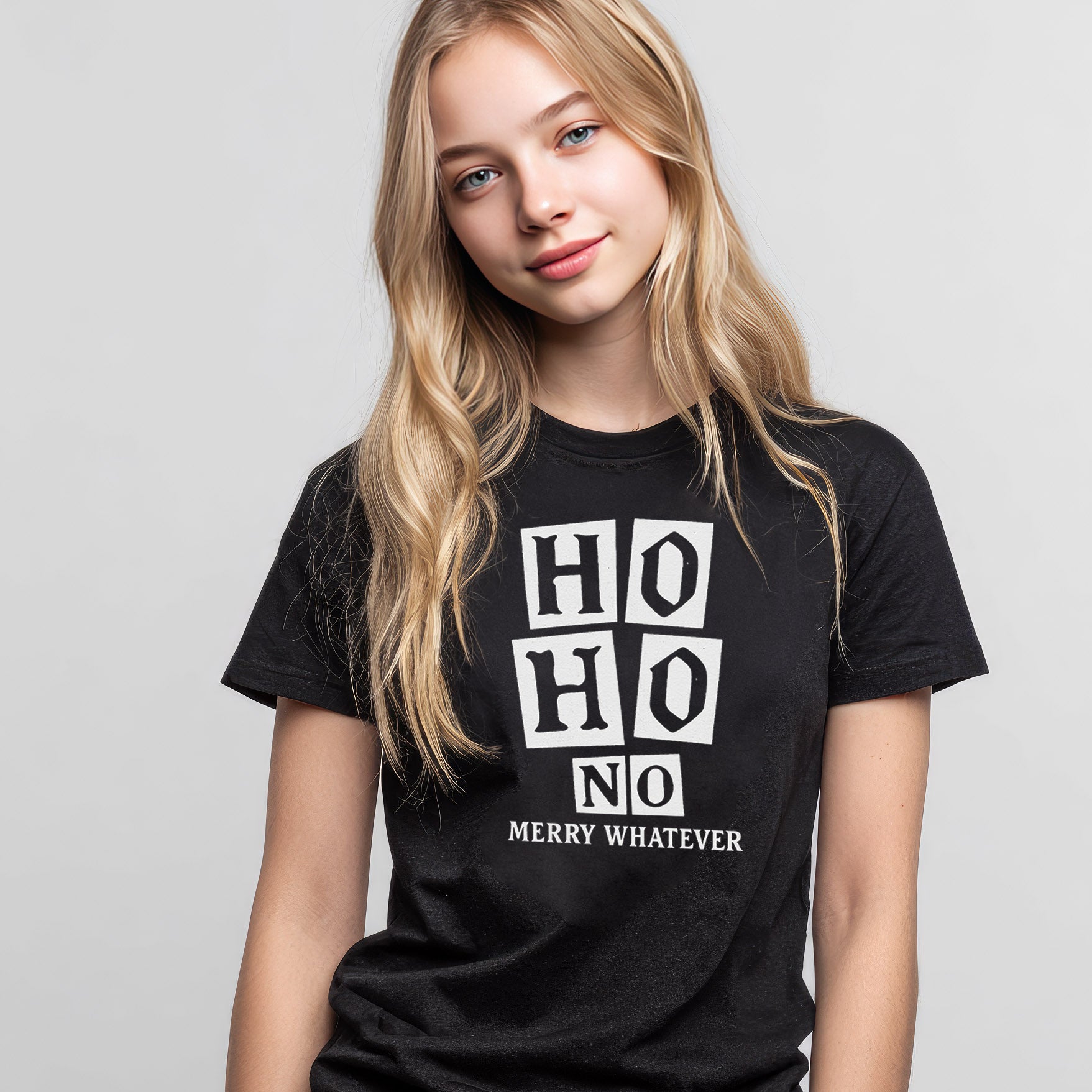 Ho Ho No Merry Whatever - Christmas Adult & Kids T-Shirt, Sweater & Hoodie