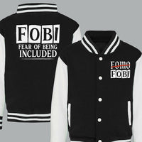 Fear Of Being Included - Adult & Kids Varsity Jacket