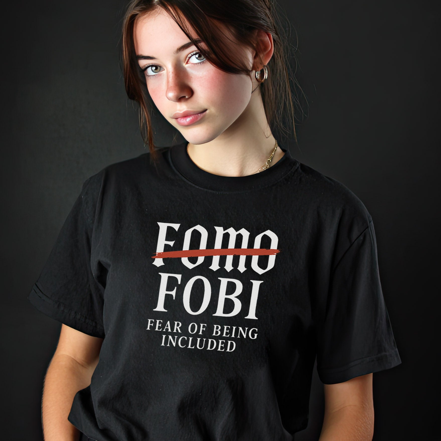 FOMO.. More like FOBI Gothic Style - Christmas Adult & Kids T-Shirt, Sweater & Hoodie