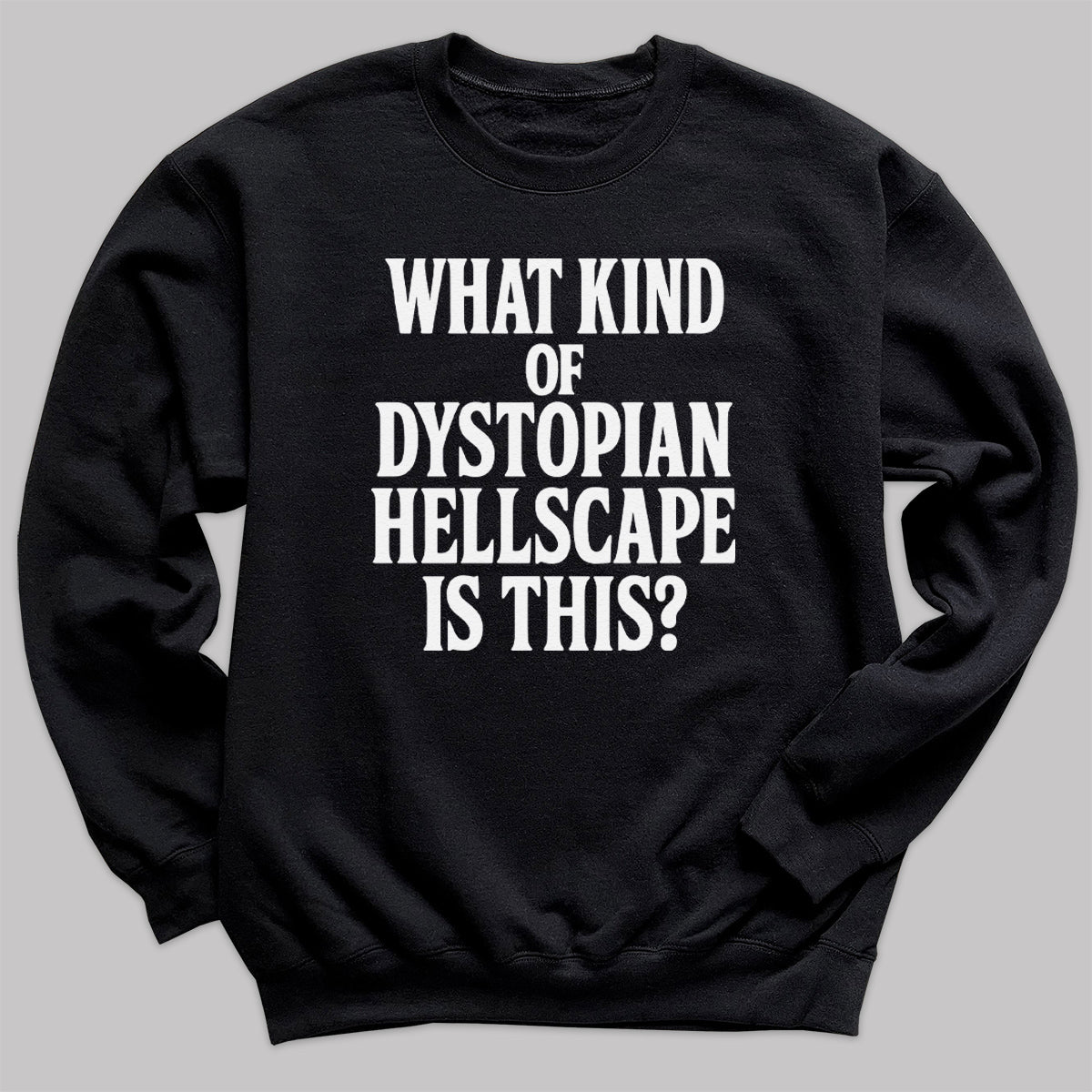 What Kind Of Dystopian Hellscape Is This - Adult & Kids T-Shirt, Sweater & Hoodie