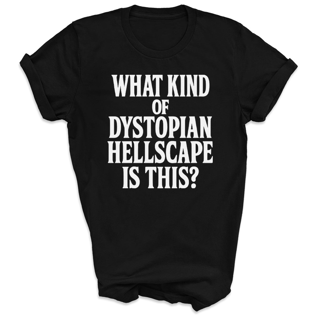 What Kind Of Dystopian Hellscape Is This - Adult & Kids T-Shirt, Sweater & Hoodie