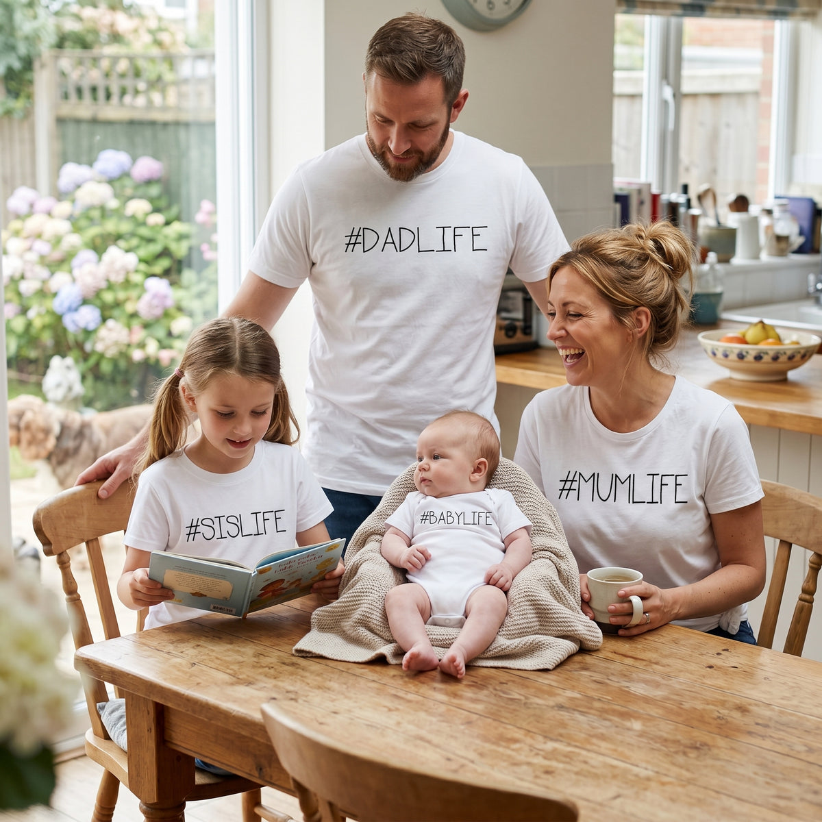 #Family Life - Whole Family Matching - Family Matching Tops - (Sold Separately)