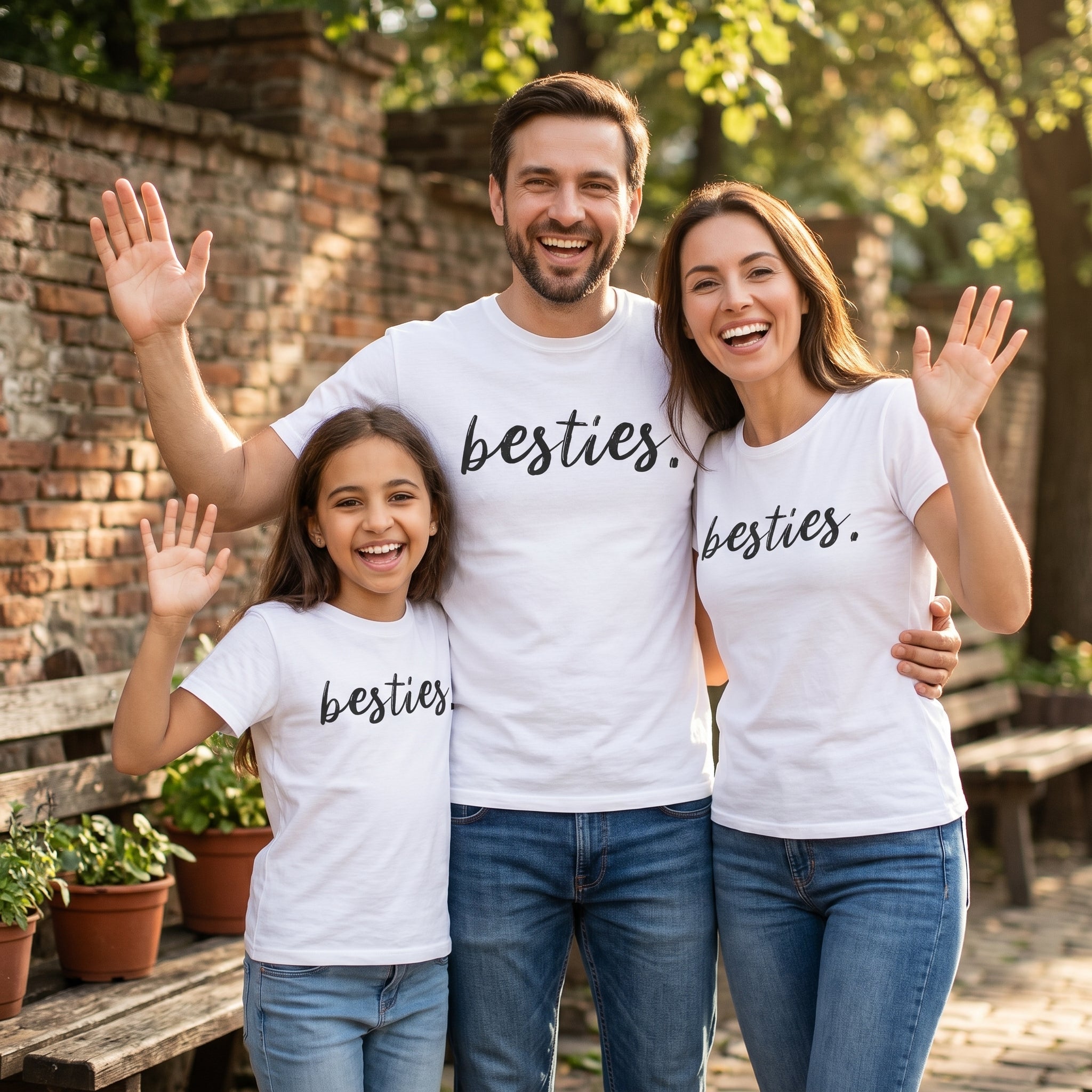 Besties - Whole Family Matching - Family Matching Tops - (Sold Separately)