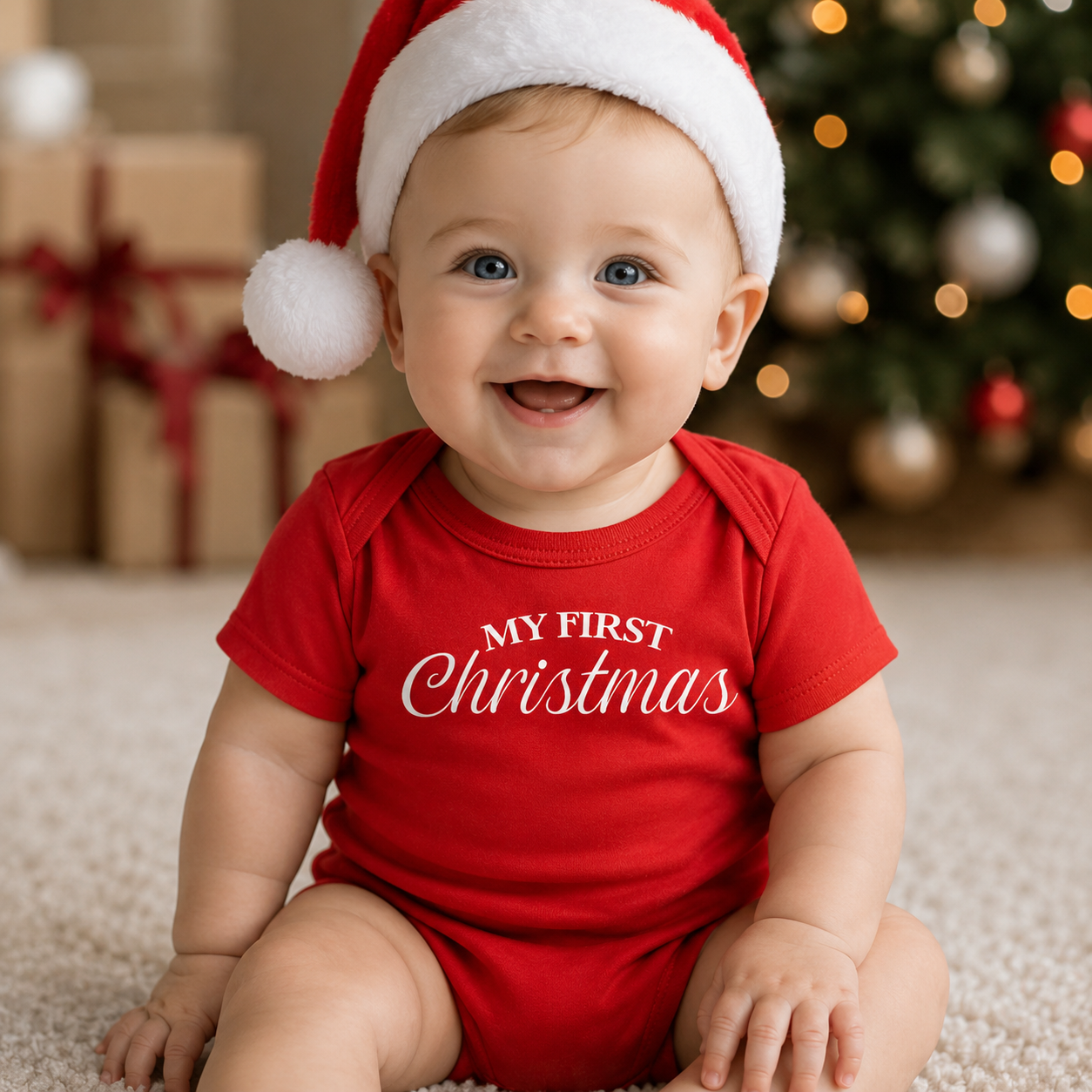 My First Christmas - Baby Bodysuit