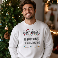 PERSONALISIERTER Weihnachtspullover mit Aufschrift „Most Likely To ...“ – Alle Größen