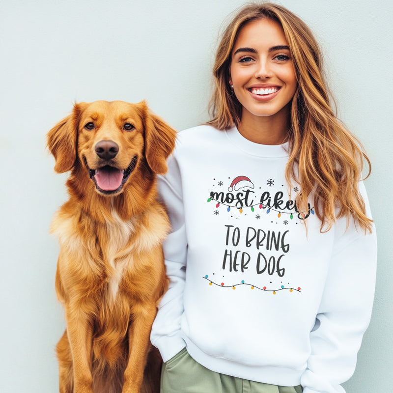 PERSONALISED Most Likely To ... - Christmas Jumper Sweatshirt - All Sizes