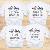 PERSONALISED Most Likely To ... - Christmas Jumper Sweatshirt - All Sizes