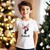 PERSONALISED Initial with Reindeer Hat - Baby & Kids - All Styles & Sizes