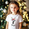 PERSONALISED Initial with Reindeer Hat - Baby & Kids - All Styles & Sizes