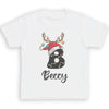 PERSONALISED Initial with Reindeer Hat - Baby & Kids - All Styles & Sizes