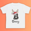PERSONALISED Initial Reindeer Hat - Family Matching Christmas Pyjamas - Top & Tartan PJ Bottoms (Copy)