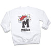 PERSONALISED Initial with Santa Hat - Baby & Kids - All Styles & Sizes