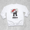 PERSONALISED Initial with Santa Hat - Baby & Kids - All Styles & Sizes